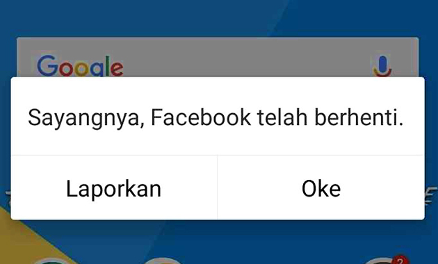 Cara Mengatasi Facebook Terhenti Sendiri di Android