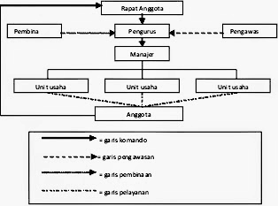 Struktur Organisasi Koperasi
