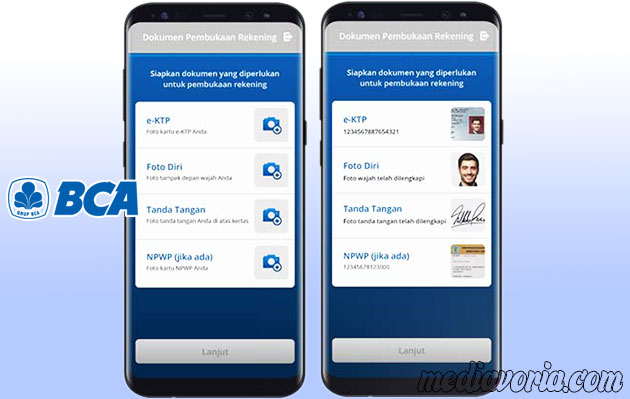 Melengkapi Data Diri BCA Online