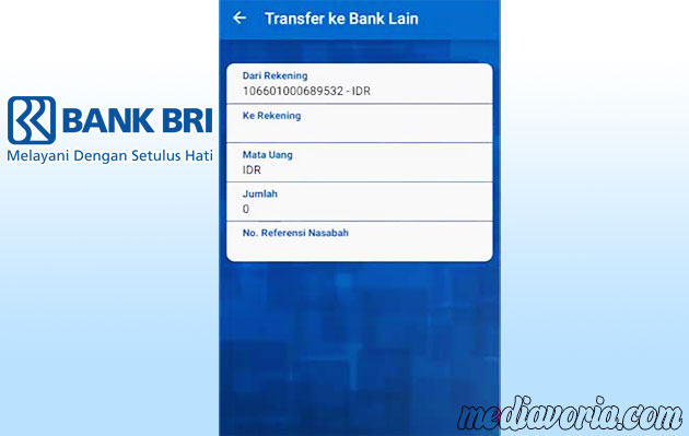 Klik Ke Rekening BRI Ke Mandiri