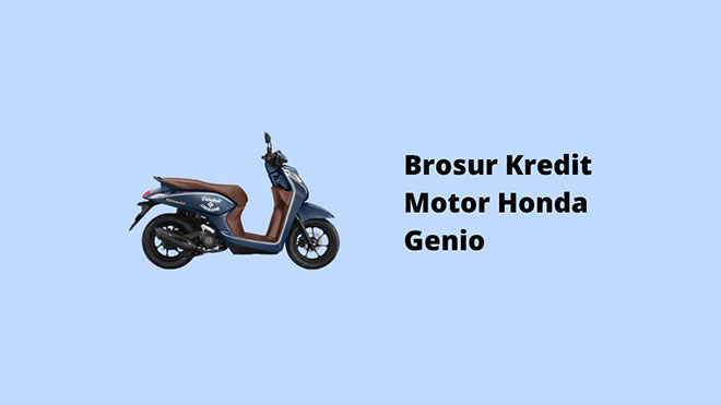 Brosur Kredit Motor Honda Genio