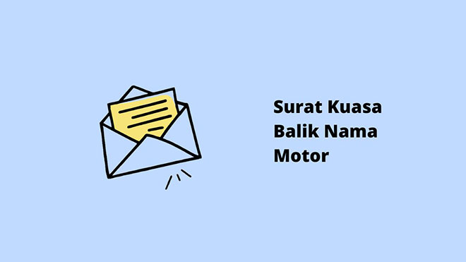 Surat Kuasa Balik Nama Motor