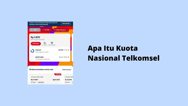 Apa Itu Kuota Nasional Telkomsel