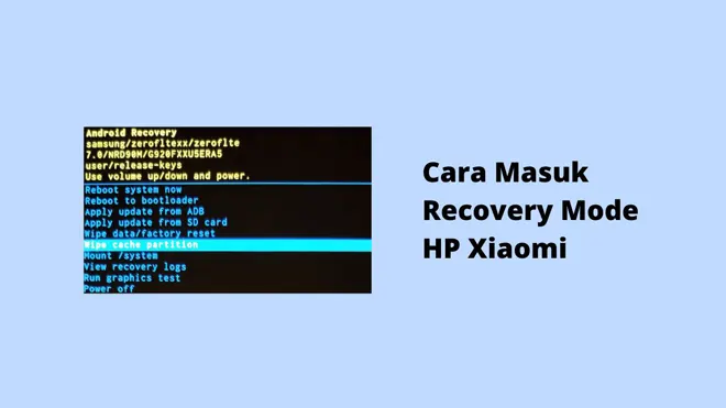 Cara Masuk Recovery Mode HP Xiaomi