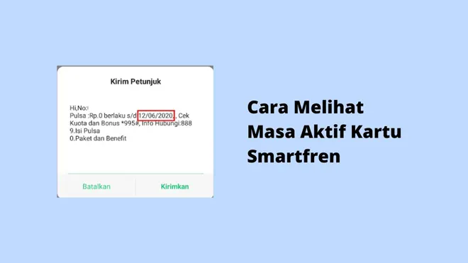 Cara Melihat Masa Aktif Kartu Smartfren