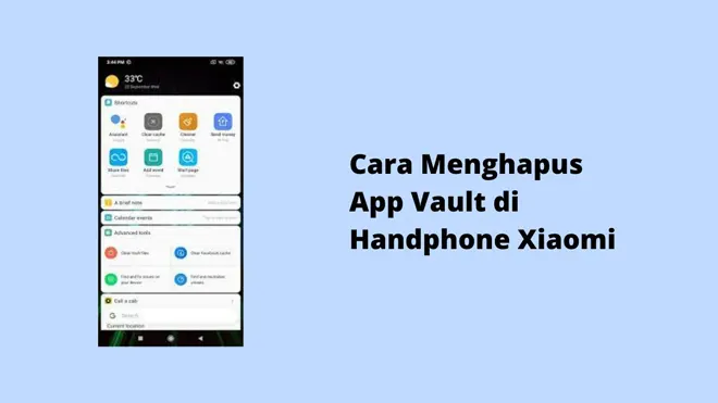 Cara Menghapus App Vault di Handphone Xiaomi