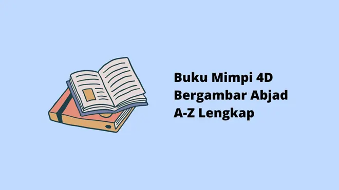 Buku Mimpi 4D Bergambar Abjad A-Z Lengkap