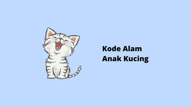 Kode Alam Anak Kucing