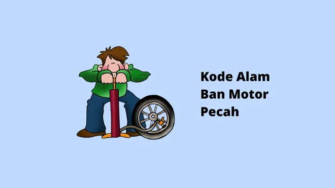 Kode Alam Ban Motor Pecah