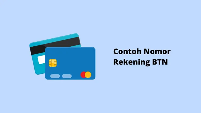 Contoh Nomor Rekening BTN
