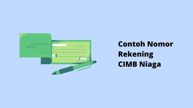Contoh Nomor Rekening CIMB Niaga