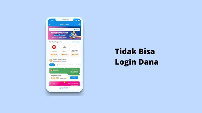 Tidak Bisa Login Dana